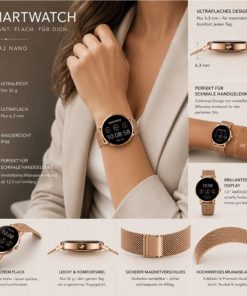 Damen Smartwatch mit Schlafanalyse