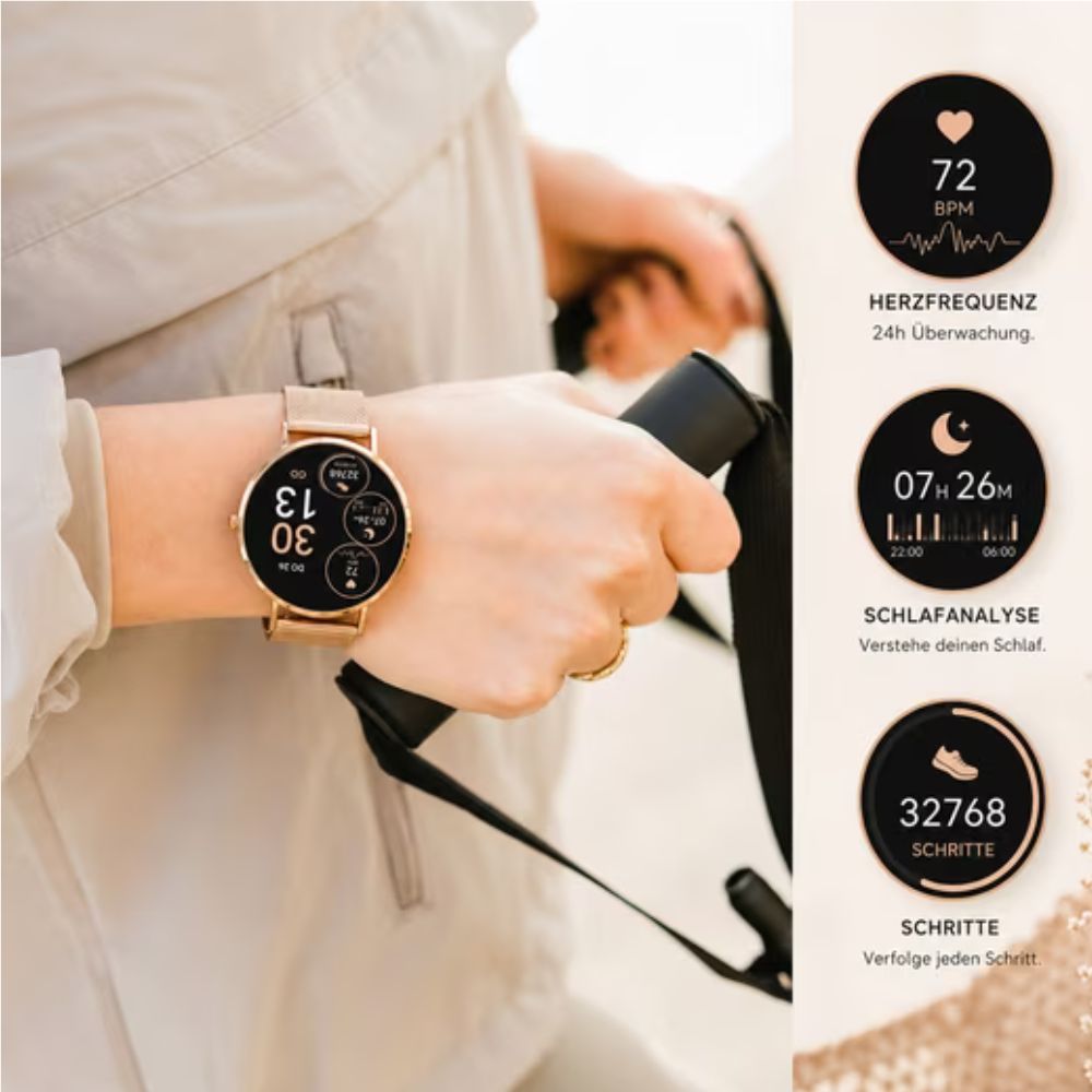 Damen Smartwatch für Alltag und Büro