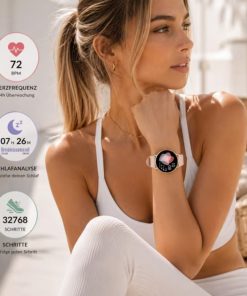 Alternative view of Damen Smartwatch Gold Rose SIONA 2 – Fitnessuhr mit Puls & Blutdruck