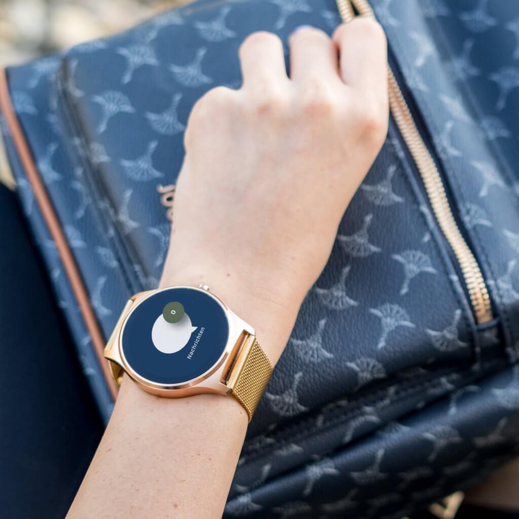 Frauen Smartwatch Gold Android