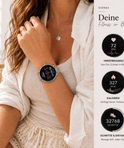 SIONA 2 Damen Sportuhr Topas Silver – Smartwatch mit AMOLED & IP68 – Bild 7