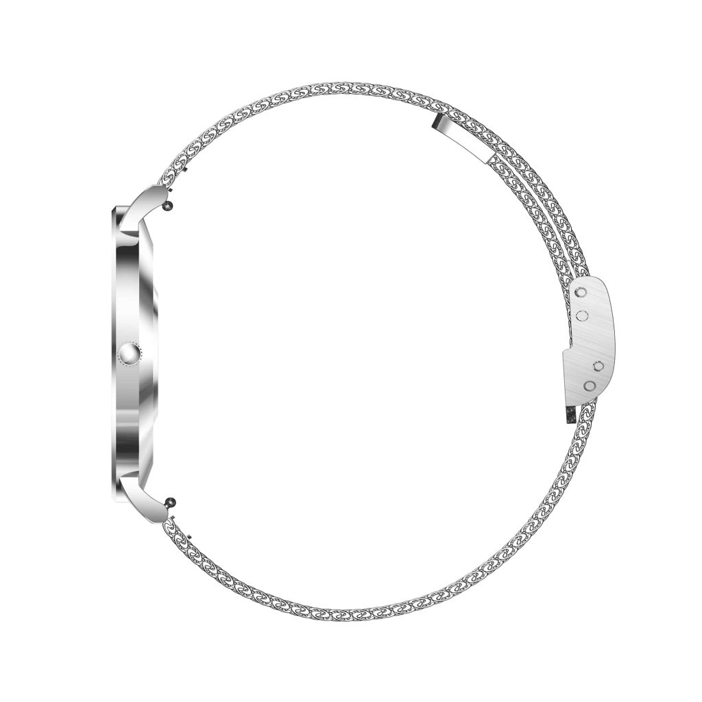 Extradünn und trendig: Die SIONA 2 Silber Smartwatch für Frauen