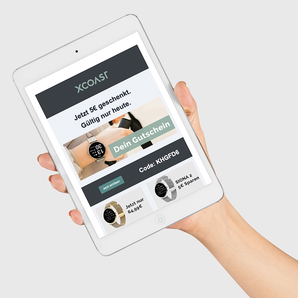 Newsletteranmeldung XCOAST Shop