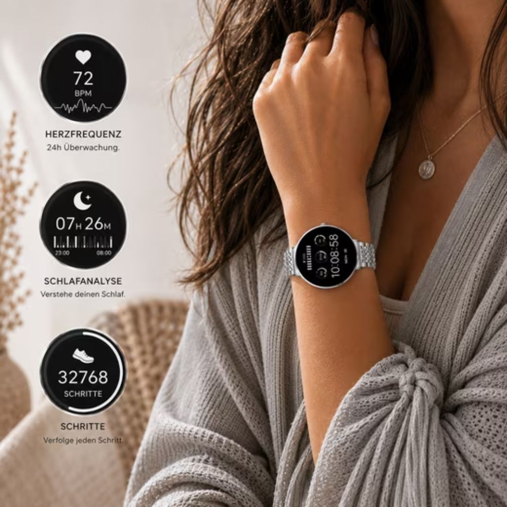 Smartwatch Damen AMOLED Display