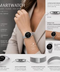 Damen Smartwatch mit Gesundheitsfunktionen