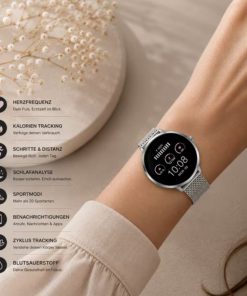 Damen Smartwatch aus Edelstahl 316L