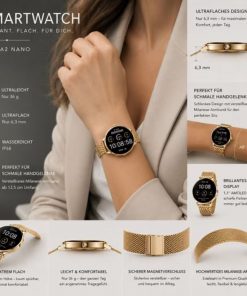 Damen Smartwatch mit SpO₂ Messung