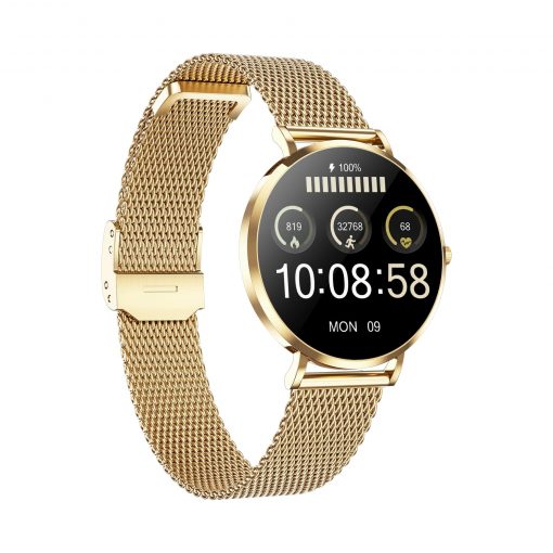Mini Smartuhr Smartuhr Gold Damenuhr