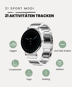 Smarwatch Unisex XCOAST SIONA2 silber