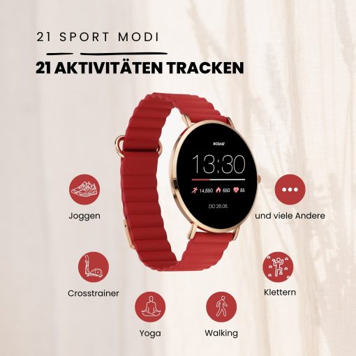 SIONA2 Smartwatch mit echter Wellenoptik und praktischem Magnetverschluss – Bild 7