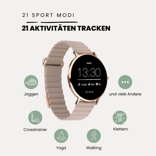 SIONA2 Smartwatch mit echter Wellenoptik und praktischem Magnetverschluss – Bild 7