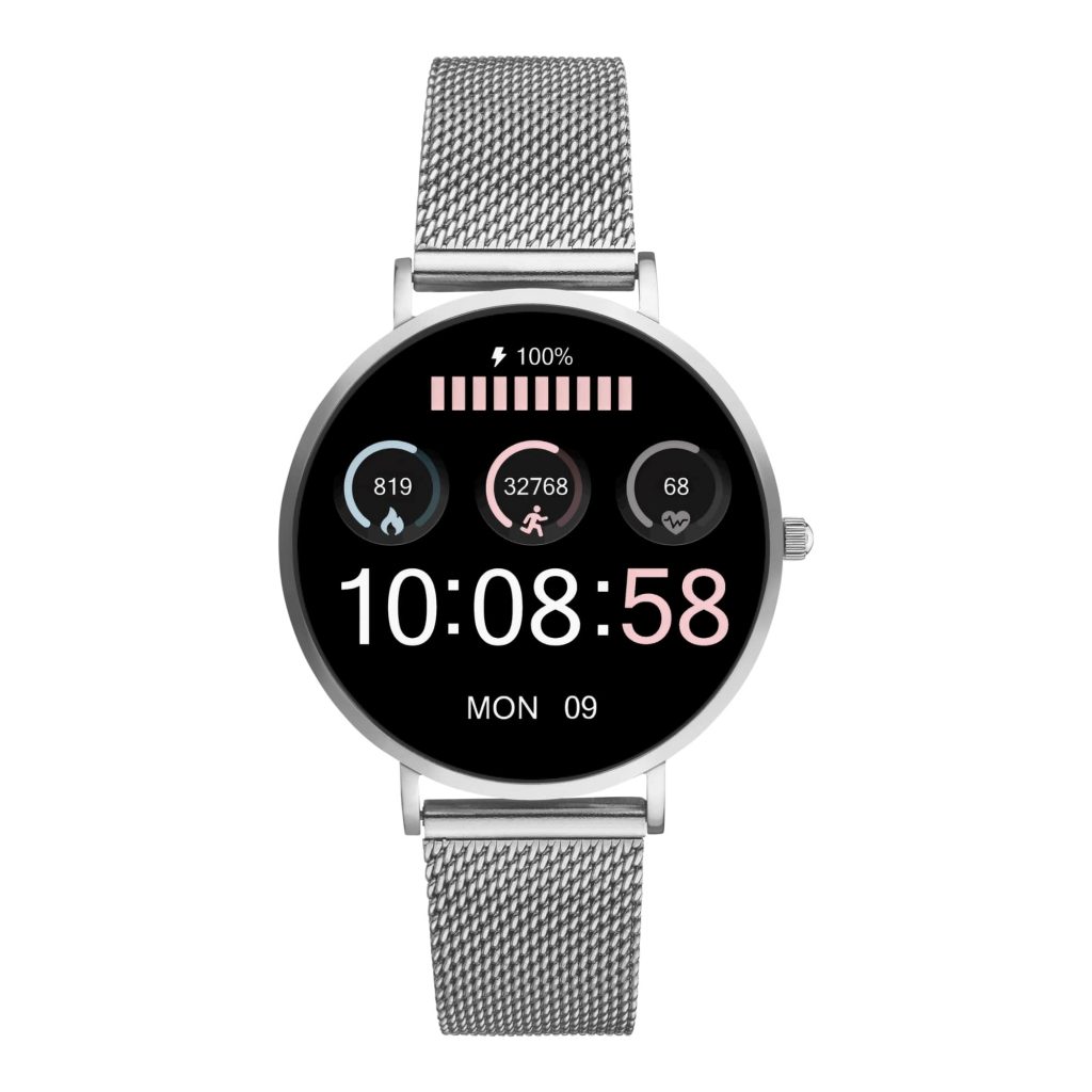 XCOAST 570482-G Frauen Smartwatch SIONA2 Nano silber rund