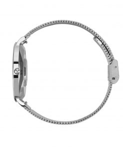 XCOAST 570482-G Frauen Smartuhr mit Puls SIONA2 Nano silber rund