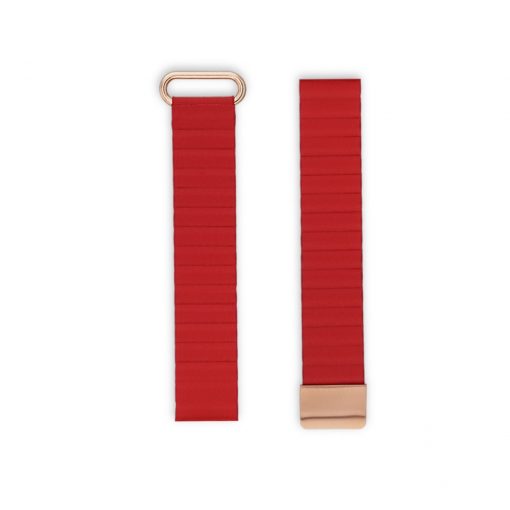 Wellen-Design Armband Kaminrot SIONA 2