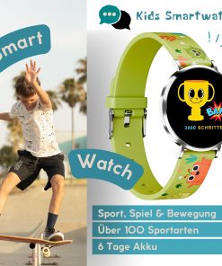 LINO TIME Kinder Smartwatch Green mit SOS