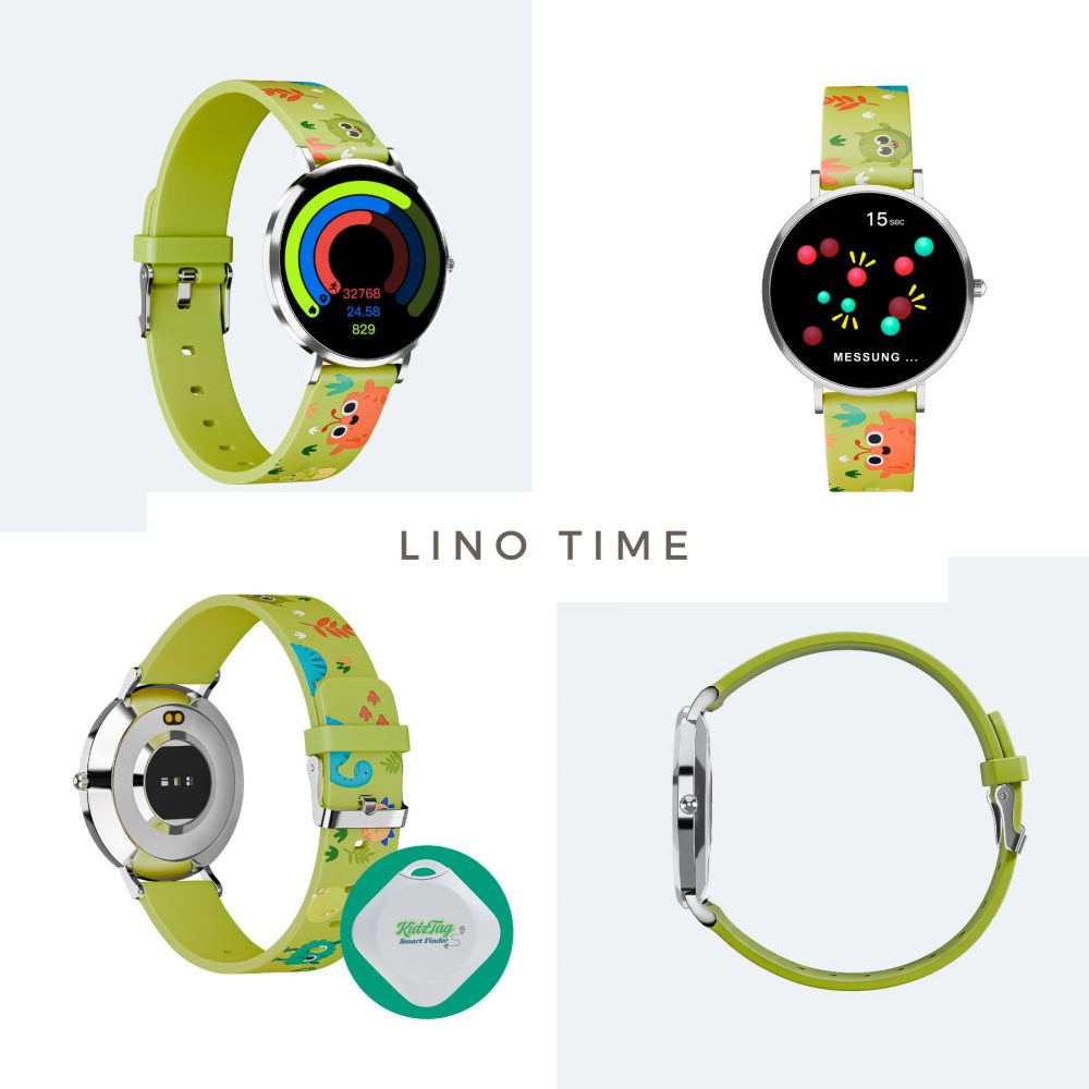 Smartwatch für Kinder grün mit Telefonfunktion