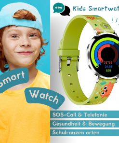 Kinderuhr grün mit Telefonie & SOS-Notruf