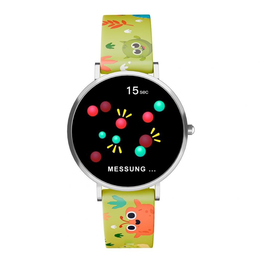 Kinderuhr Smartwatch grün mit Schrittzähler