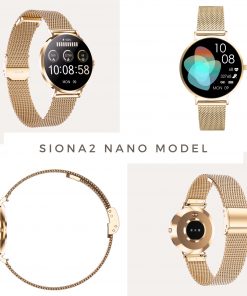 Kleine elegante Damen Smartwatch Roségold