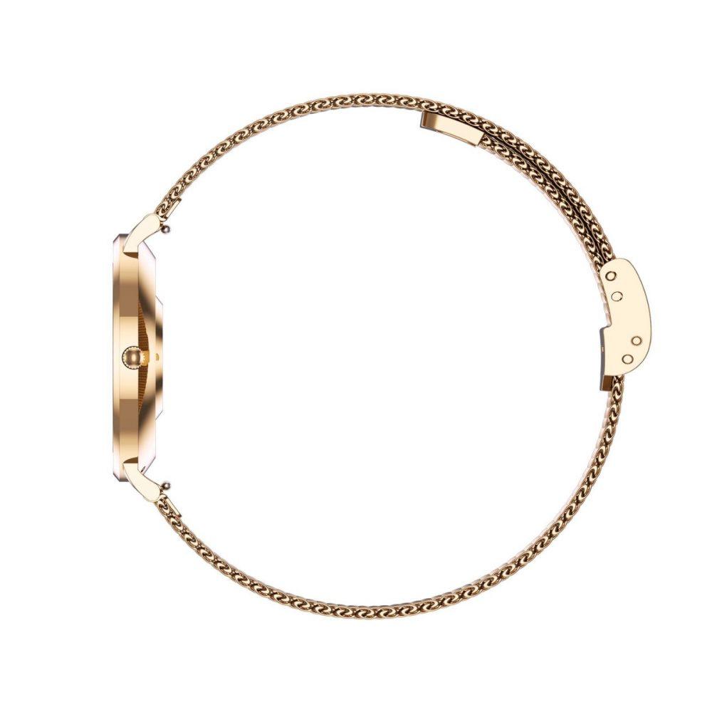 Kleine elegante Damen Smartwatch Roségold