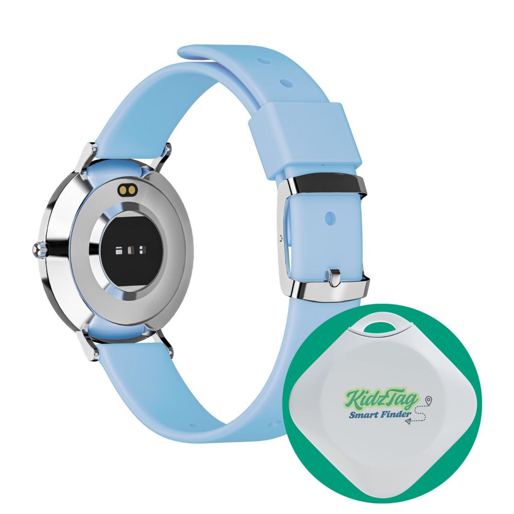 Smartwatch Himmelblau mit GPS Finder für Kinder