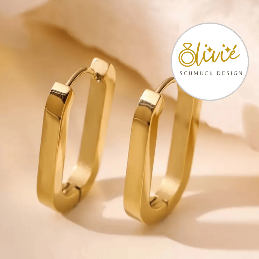 Zeitlos-eleganter Ohrschmuck aus 316L Edelstahl – vergoldet & hypoallergen