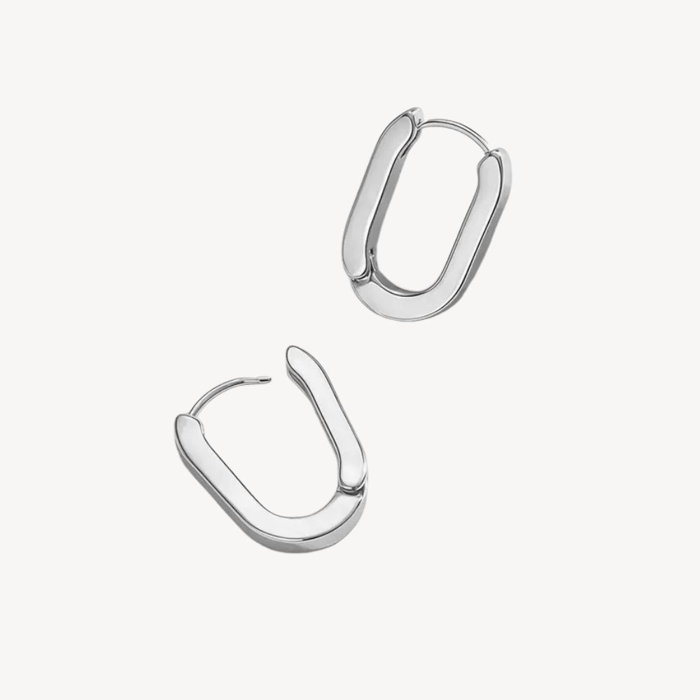 Edelstahl Ohrringe silber – elegante, farbbeständige Damen-Ohrringe