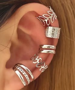 11 teiliges Ohr Cuffs Set Damen