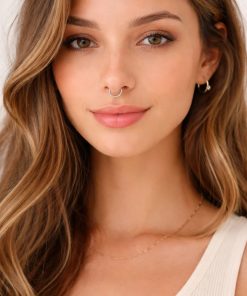 Silberner Nasenring zum Anklemmen