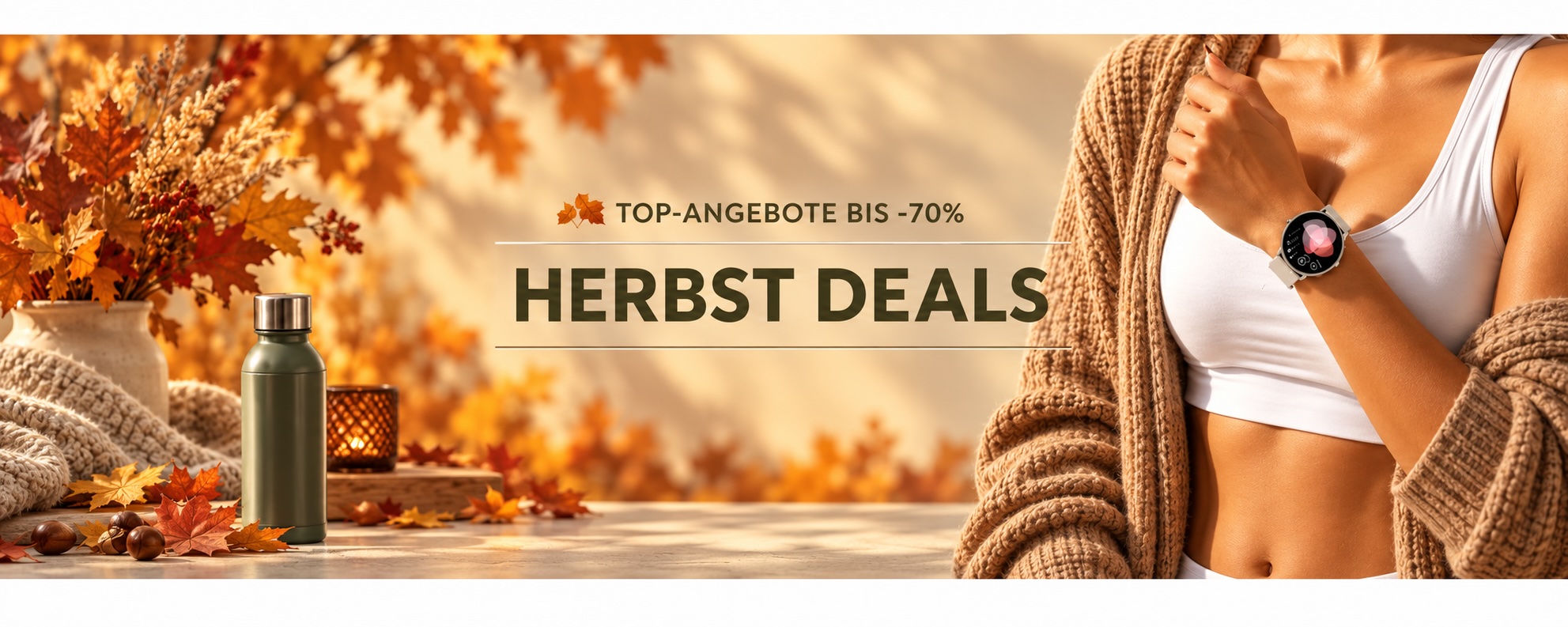 Herbst Deals, XCOAST, Smartwatch Damen, Smartwatch Angebote